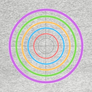 Circle target texture T-Shirt